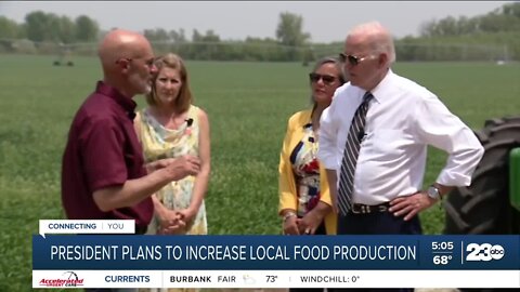 President Biden plans to increase local food produciton