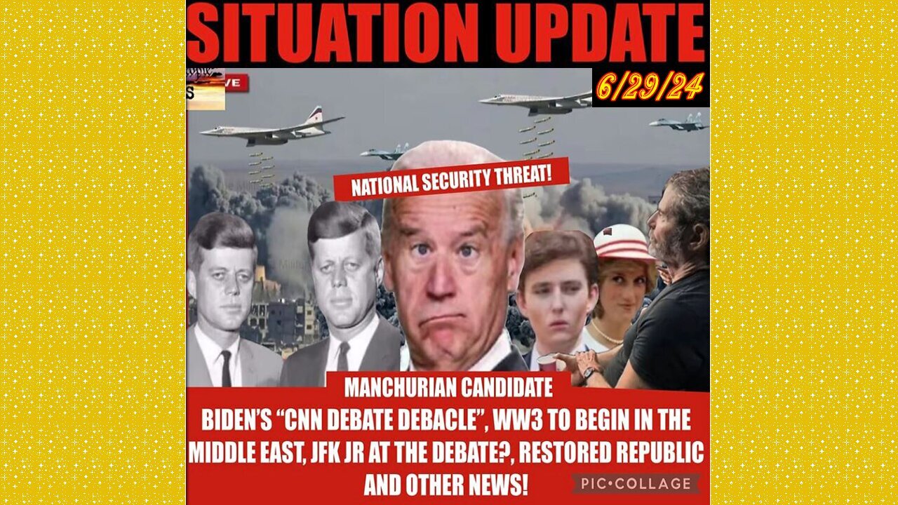 SITUATION UPDATE 6/29/24 - Trump & Biden Debate, Israel & Hezbollah, Gcr/Restored Republic