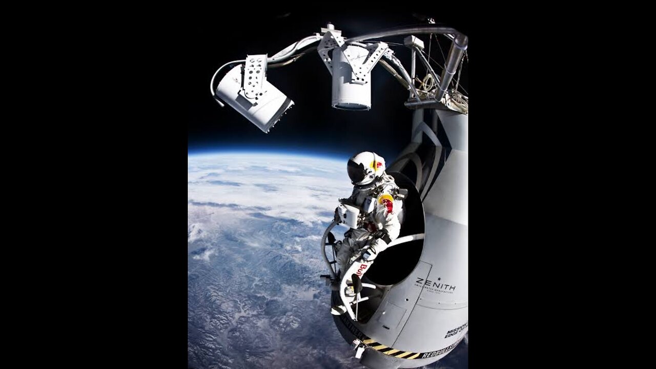 Epic jump 🤯 from space #redbull