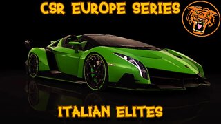 CSR2 EUROPE SERIES: ITALIAN ELITES.