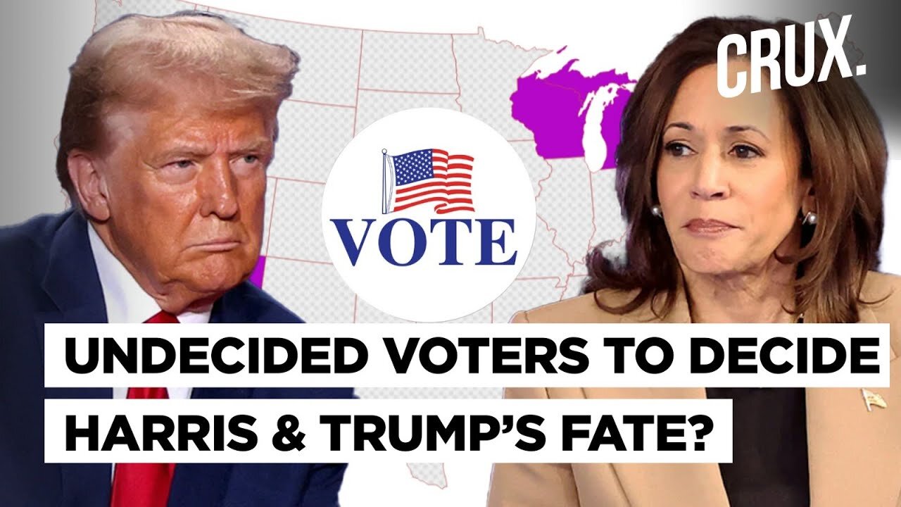 ‘All Comes Down To…’ Trump, Harris Battle It Out For Key Swing States, Undecided Voters |US Election