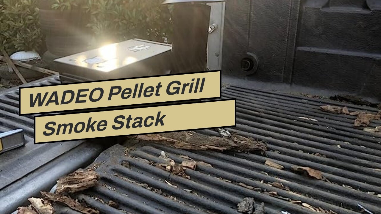 WADEO Pellet Grill Smoke Stack Replacement for Pit Boss, Traeger, Camp Chef and Other Pellet Gr...