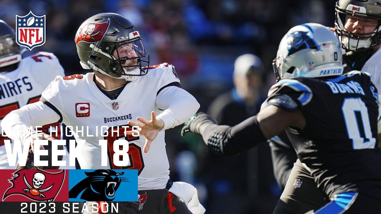 Tampa Bay Buccaneers vs. Carolina Panthers | 2023 Week 18 Game Highlights