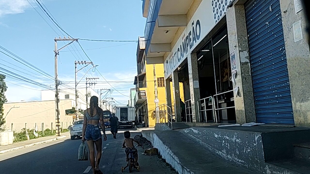 Driving through a Brazilian Slum (favela)