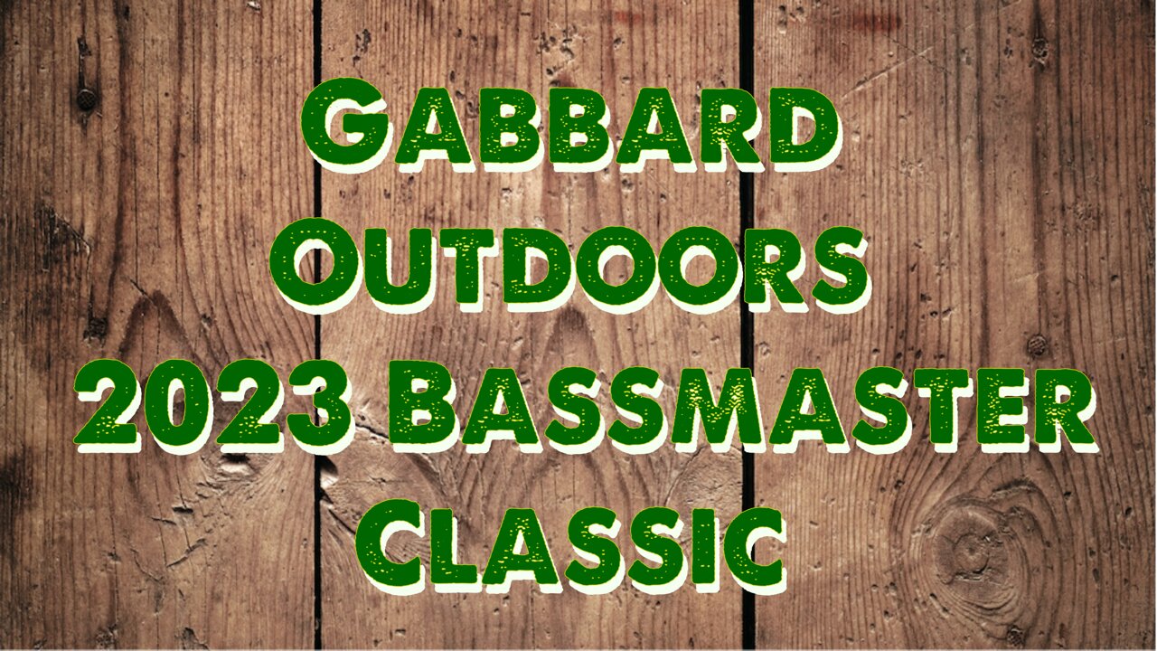 2023 Bassmaster Classic “Day 1”