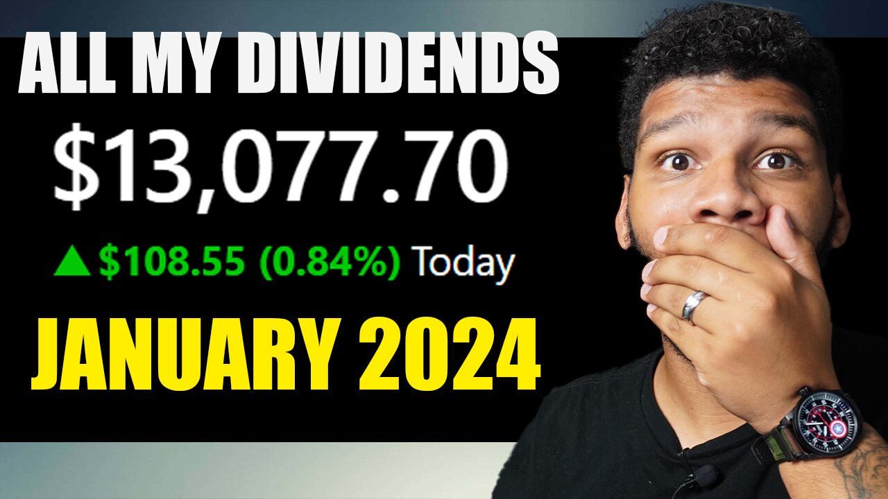 I WAS WRONG!!! How Much I Made In Dividends In January with a $13,074.69 Portfolio