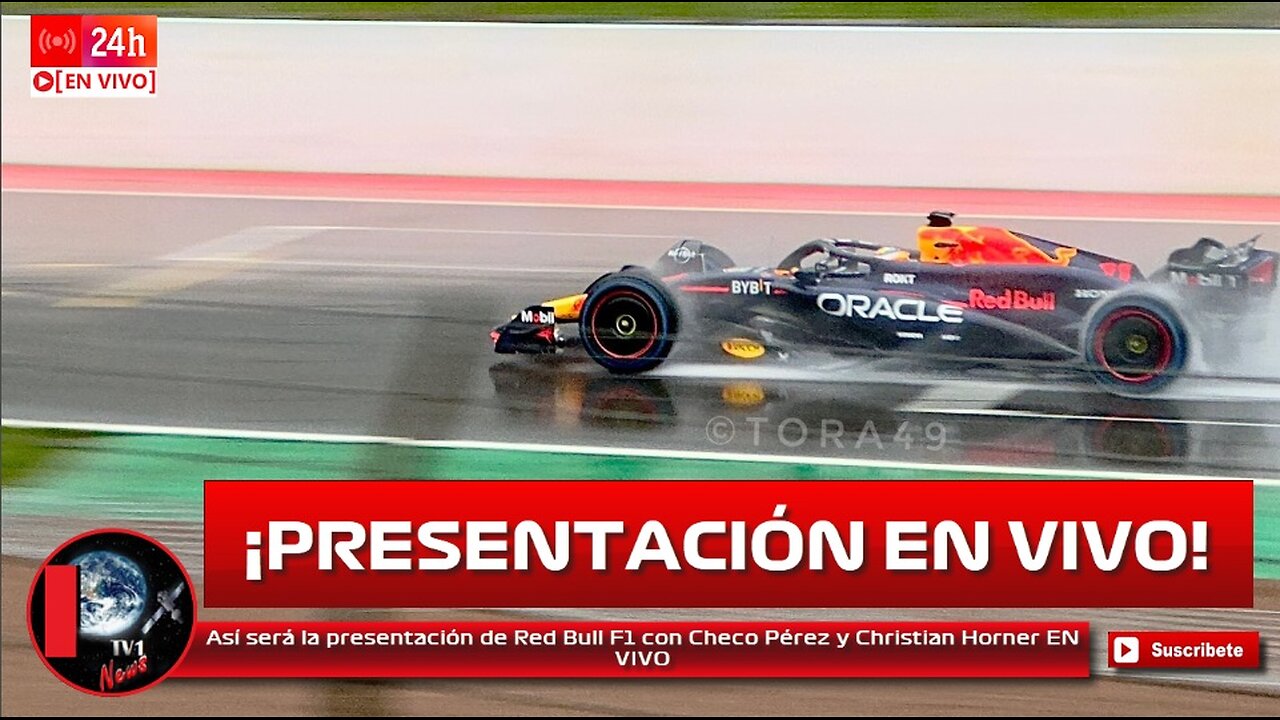 Así será la presentación de Red Bull F1 con Checo Pérez Christian Horner y Verstappen EN VIVO