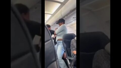 Women fighting on a plane!#shorts #crazyvideo #fight #plane #freakout