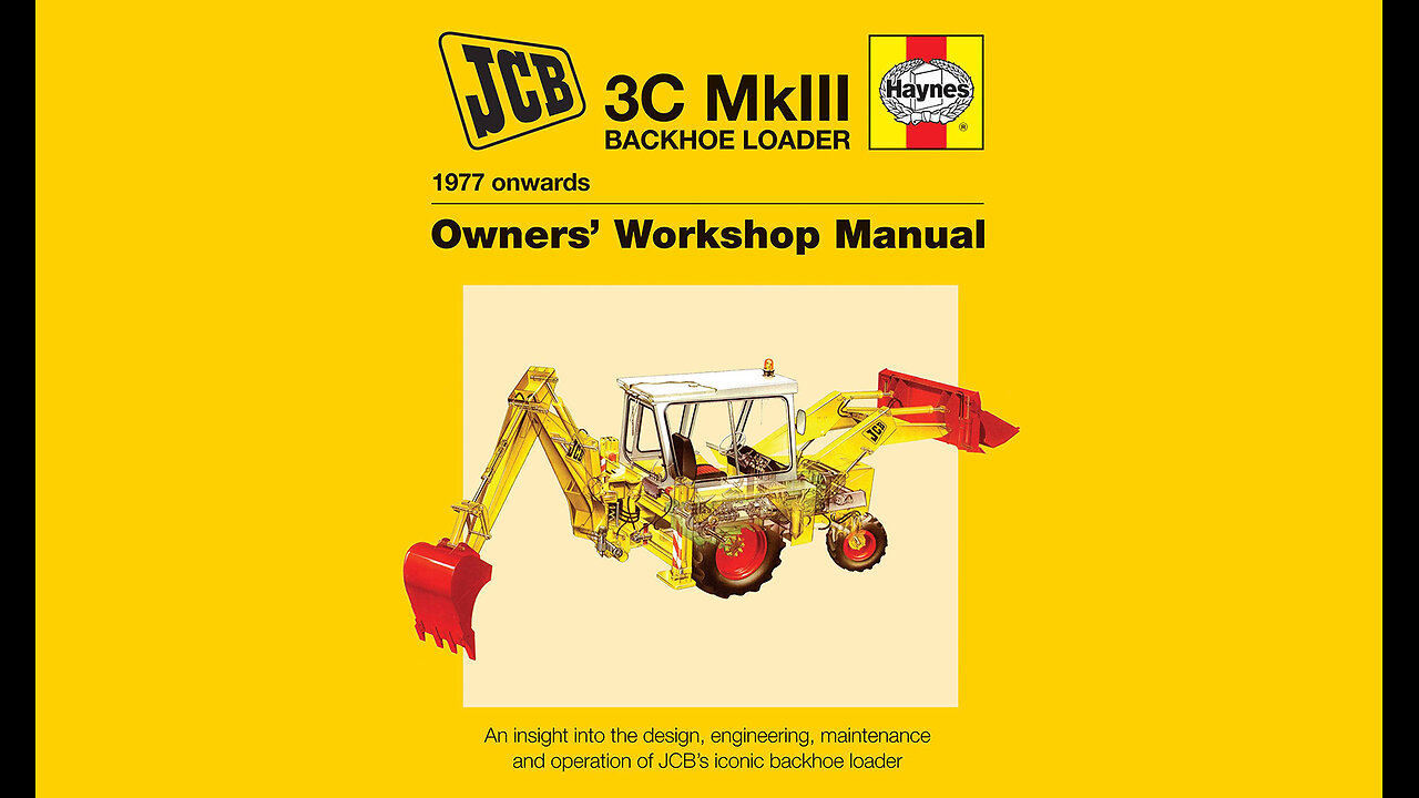 JCB 3C MkIII Backhoe Loader Manual