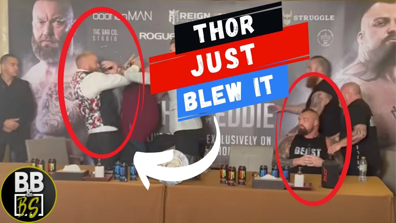 Eddie Hall Attacks Thors MOM