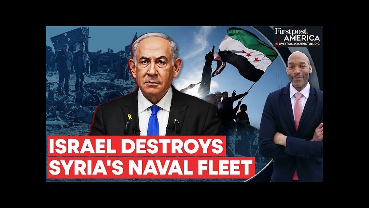 Israel Launches Nearly 500 Airstrikes on Syria, Attacks Airbases & Naval Fleet | Firstpost America