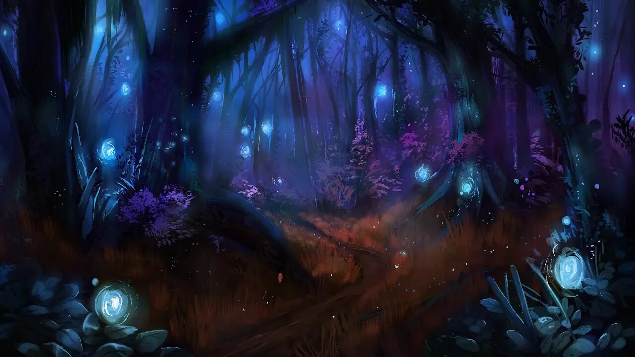 Relaxing Fantasy Music – Mystical Forest of Lights | Beautiful, Magical, Dark ★262