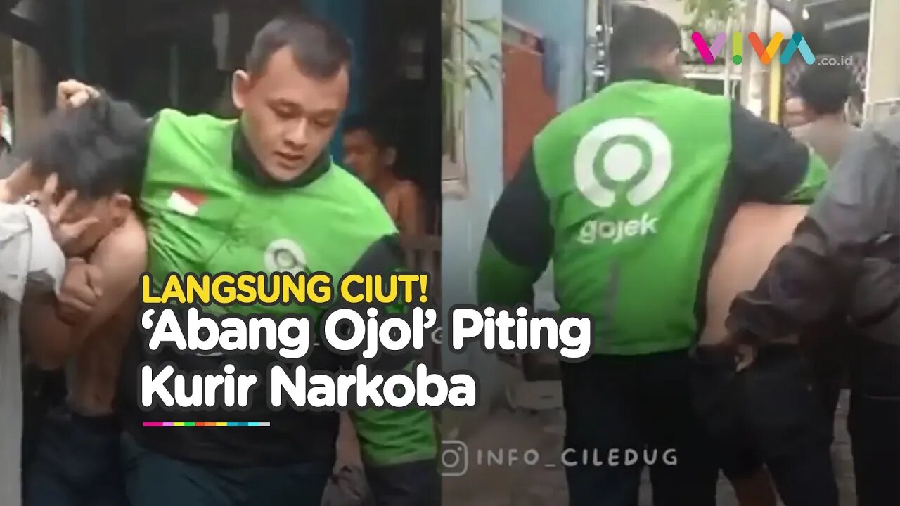 Aksi 'Abang Ojol' Lumpuhkan Kurir Narkoba di Ciledug