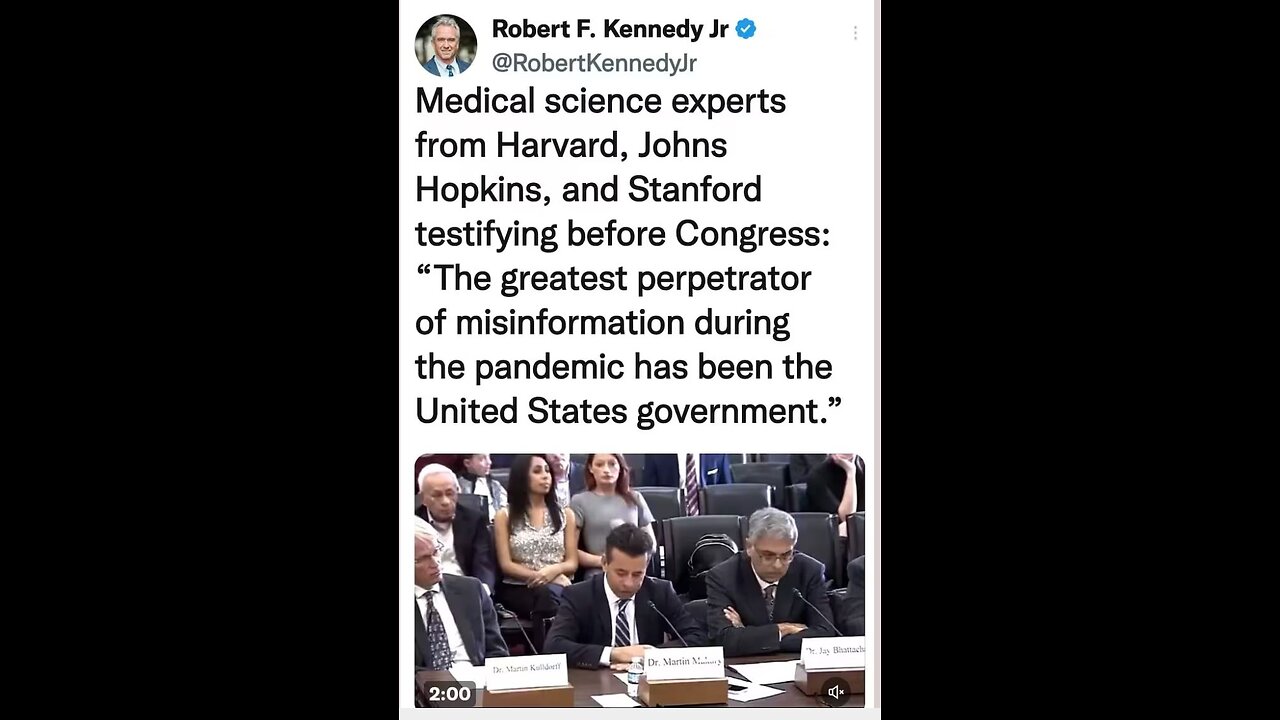 RFK Jr. Tells The Truth