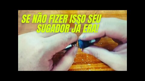 COMO FAZER MANUTENÇÃO CORRETA DO SUGADOR DE SOLDA.