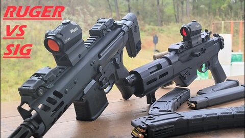 THE BEST PCC ? RUGER PC CHARGER VS SIG MPX