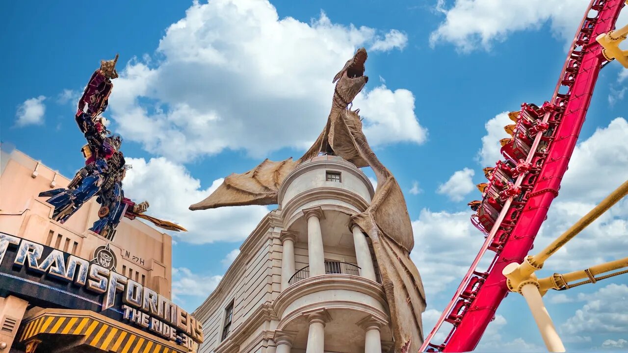 A Day at Universal Studios Florida at Home | All Ride POVs