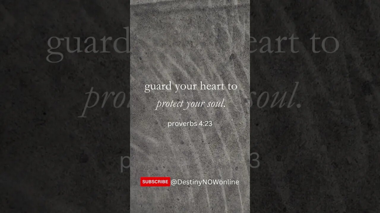 Guard YOUR Heart