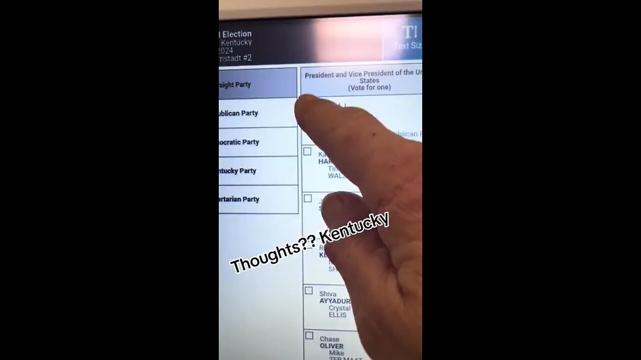 people don't believe the voting machines are rigged