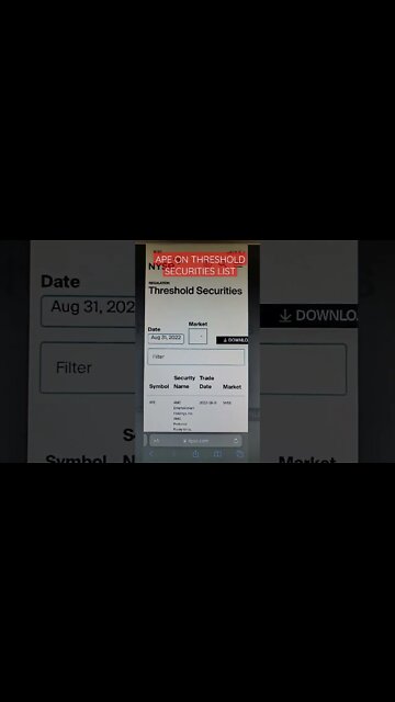 APE 8/31/2022 UPDATE