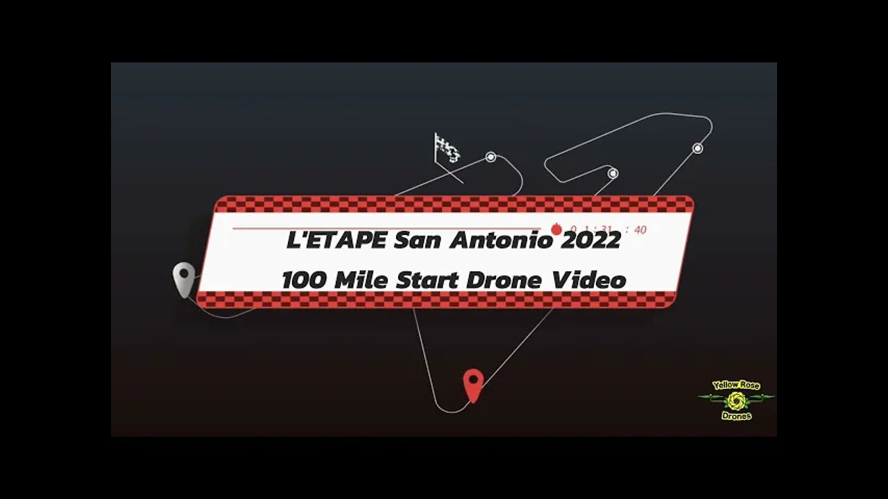 2022 L'ETAPE San Antonio 100 Mile Start - Exclusive Drone View #letapesanantonio #tourdefrance