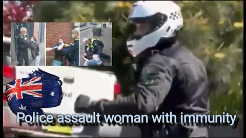 Australian police 🚨 more brutal towards women than American cops with full immu