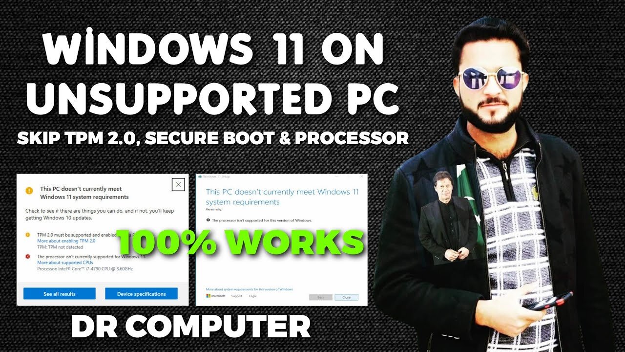 INSTALL WINDOWS 11 ON UNSUPPORTED PC || INSTALL WINDOWS 11 ON OLD PC|LAPTOP || 100% WORKS || 2023