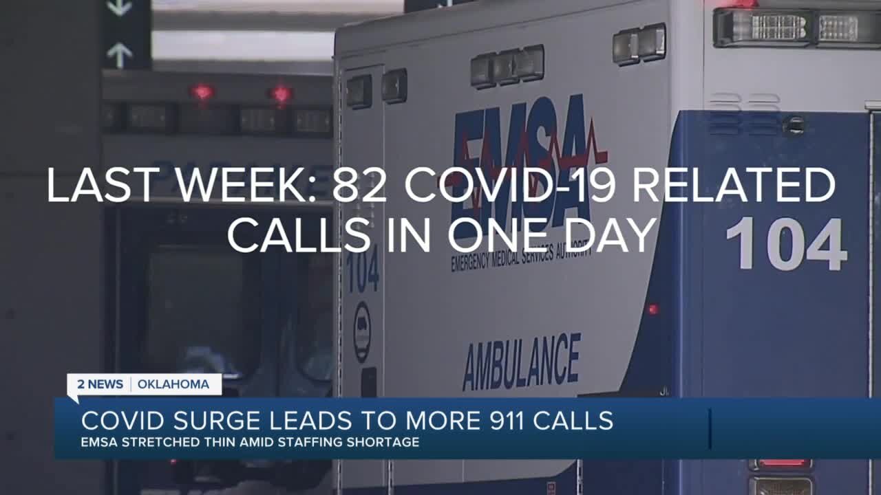 Covid Surge Leads to More 911 Calls