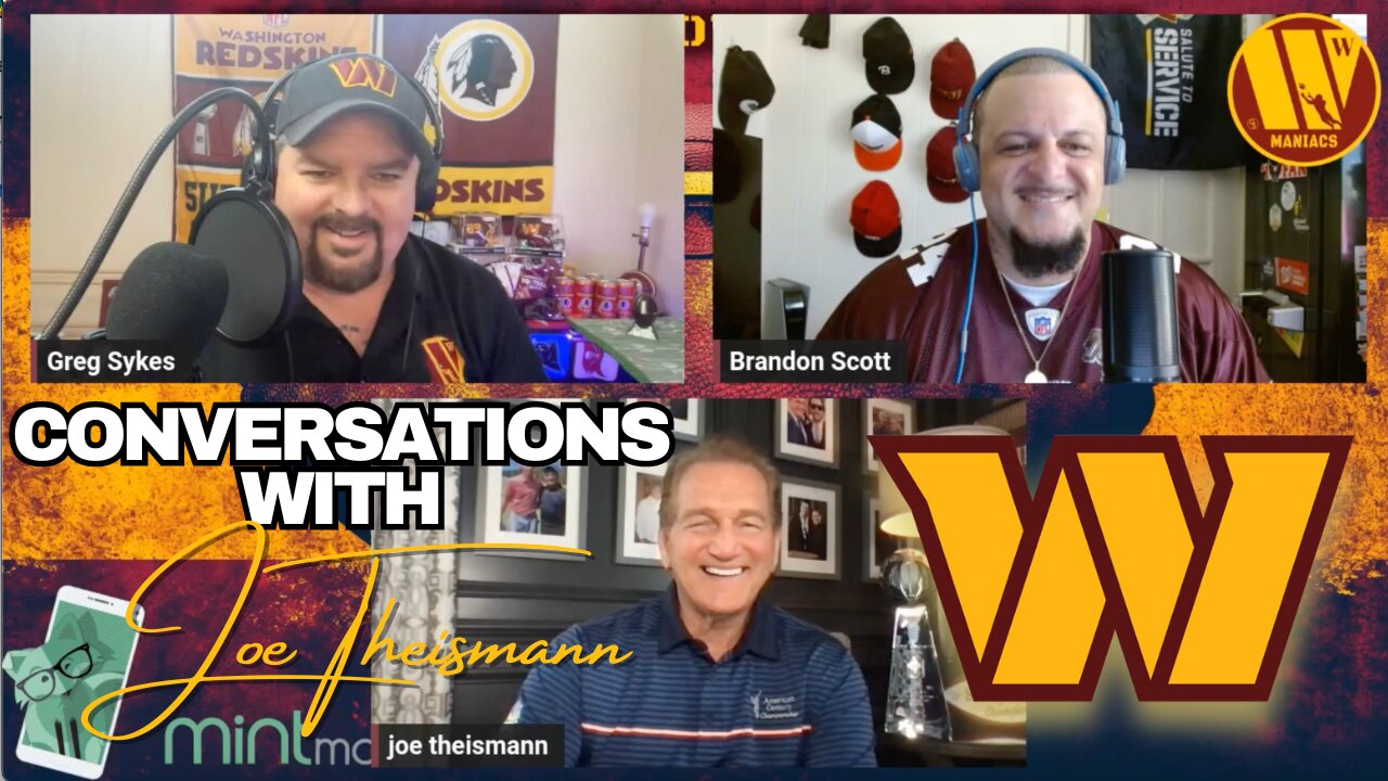 Conversations With Washington Redskins Legend, Joe Theismann