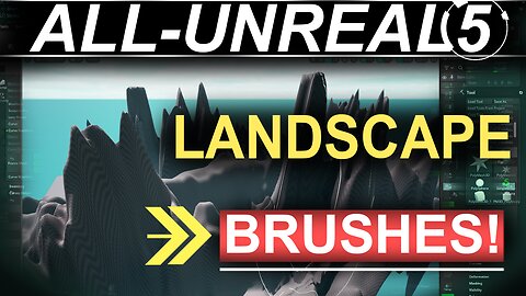 Unreal 5 - All Landscape Brushes EXPLAINED (5 Minutes!!)