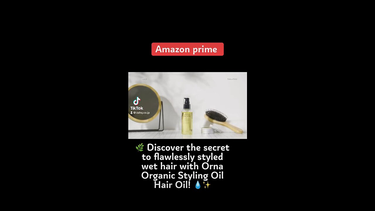 OrnHair Oil for Styling Wet Hair