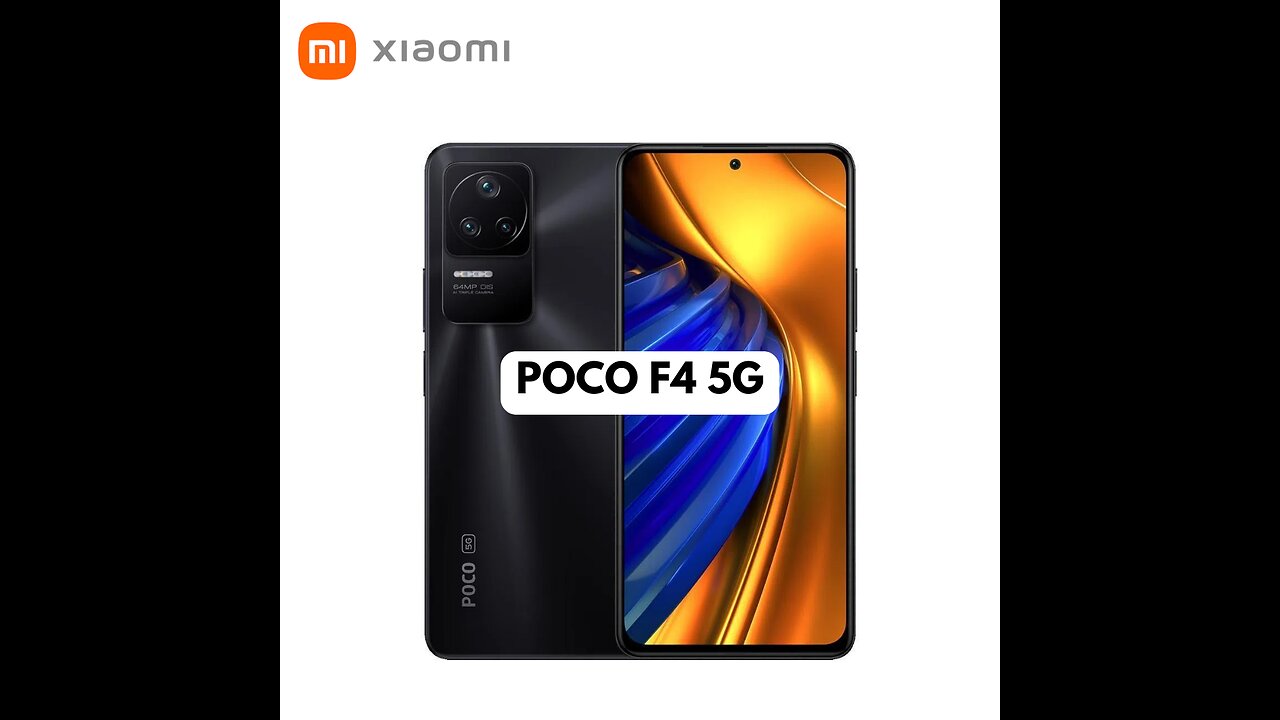 Xiaomi Pocophone Poco F4 5G Black in 360º no edits!