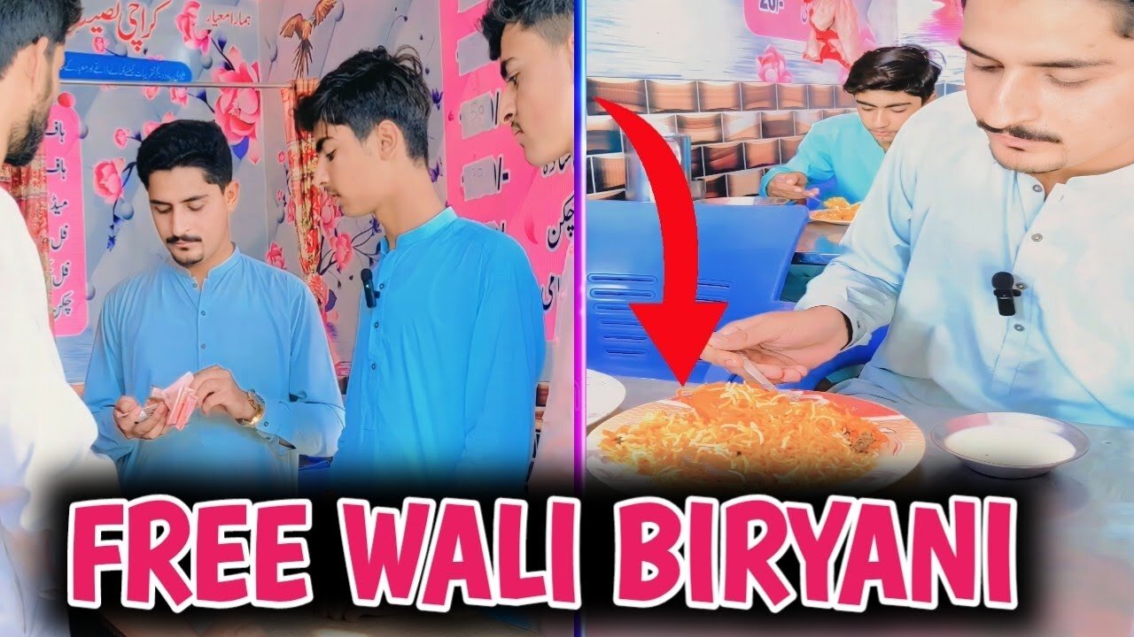 Free Wali Biryani Wait For Twist