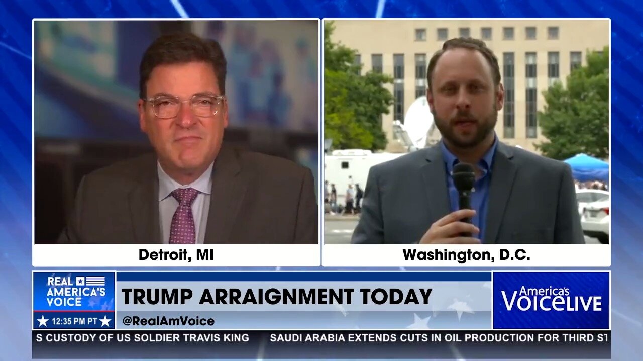 President Trump Arrives at D.C. Courthouse for Arraignment