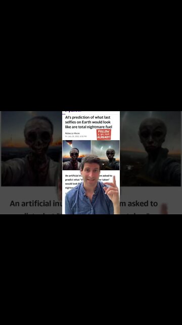 The Last Selfie on Earth? This AI Computer Believes So! #lastselfie 🥺