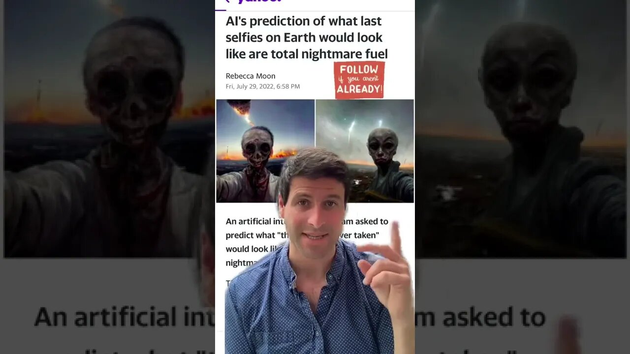 The Last Selfie on Earth? This AI Computer Believes So! #lastselfie 🥺