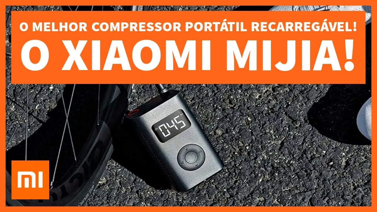 Xiaomi, o melhor compressor de ar portátil recarregável!