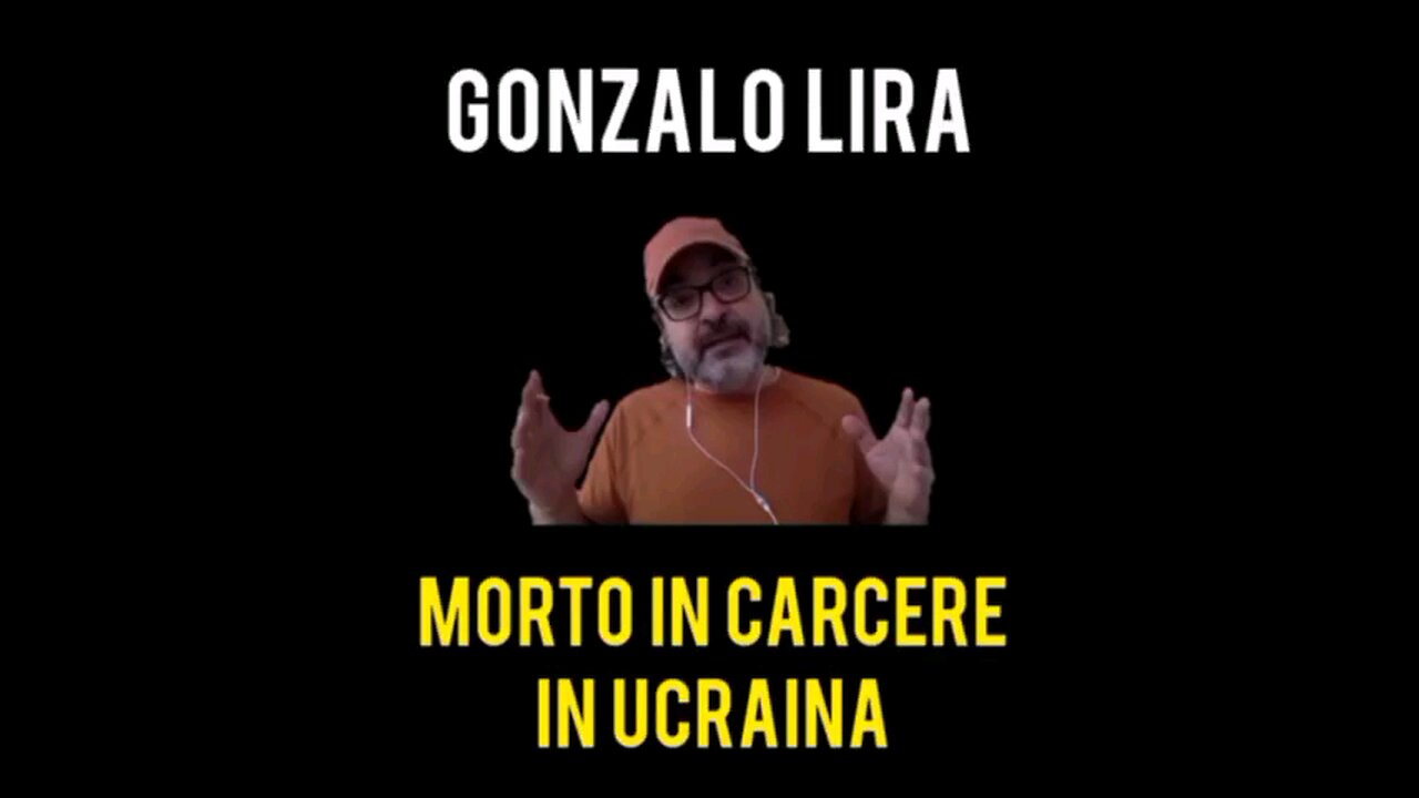 In memoria di Gonzalo Lira.
