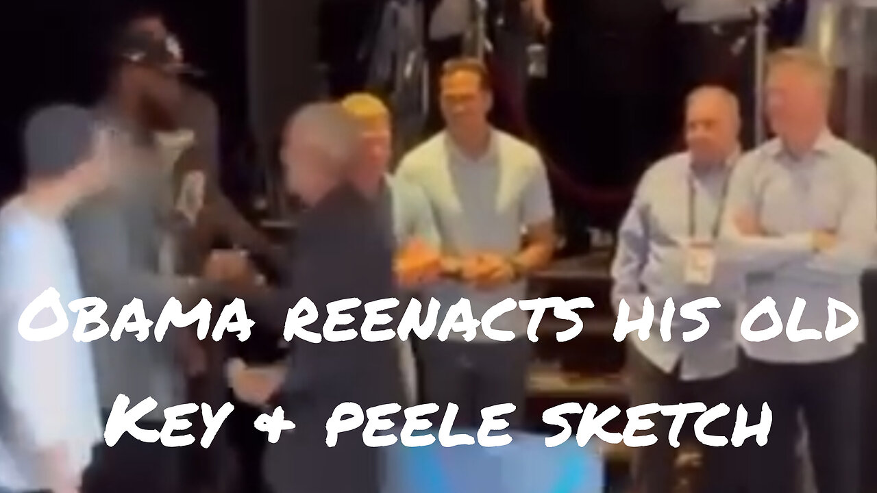 Barack Obama reenacts his old Key & Peele sketch