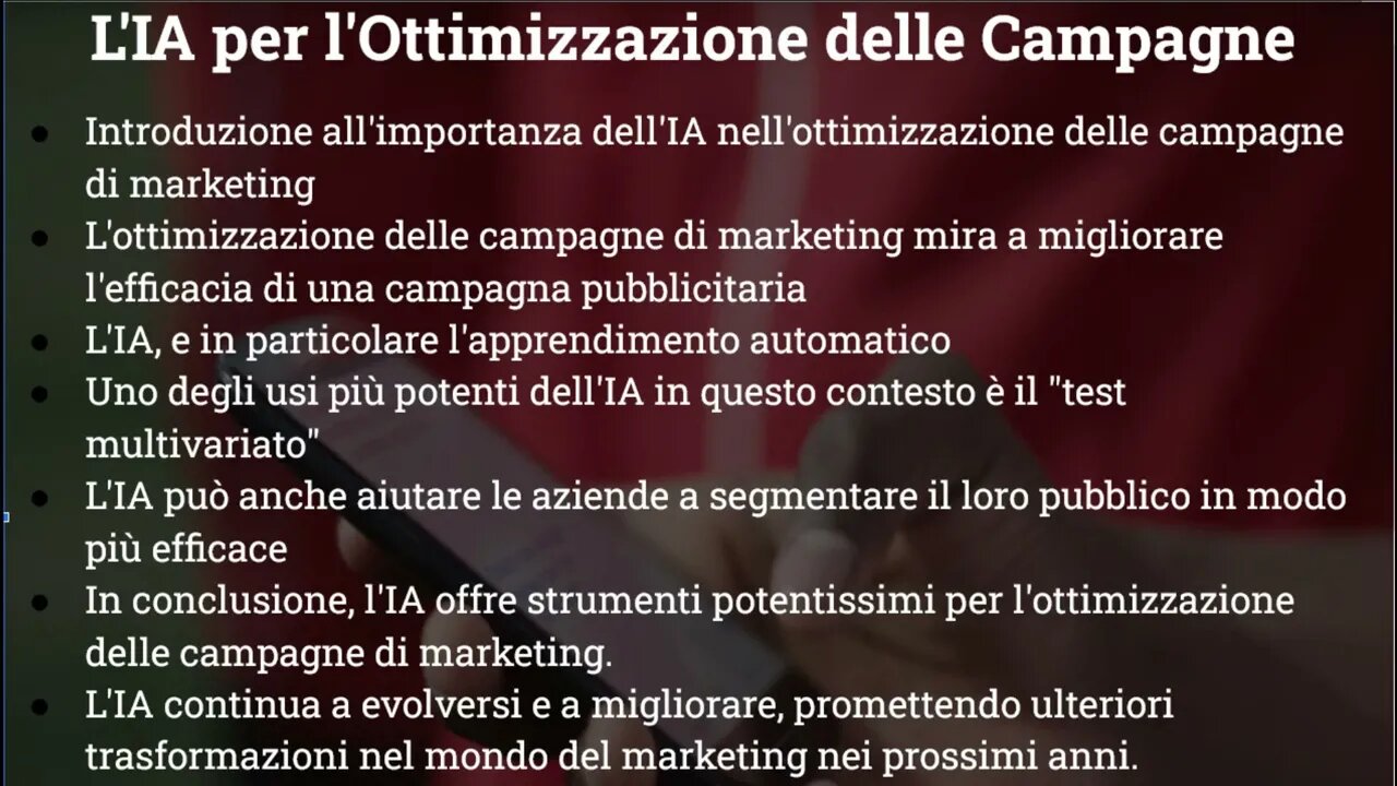 L'IA per l'Ottimizzazione delle Campagne