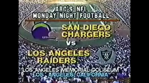 1984-09-24 San Diego Chargers vs Los Angeles Raiders