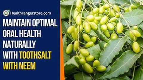 Maintain optimal oral health naturally with Toothsalt with Neem