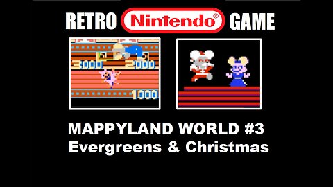 Mappy-Land (NES) World #3 PERFECT Walkthrough Guide: No Hit Speed Run Complete with 70,000 points