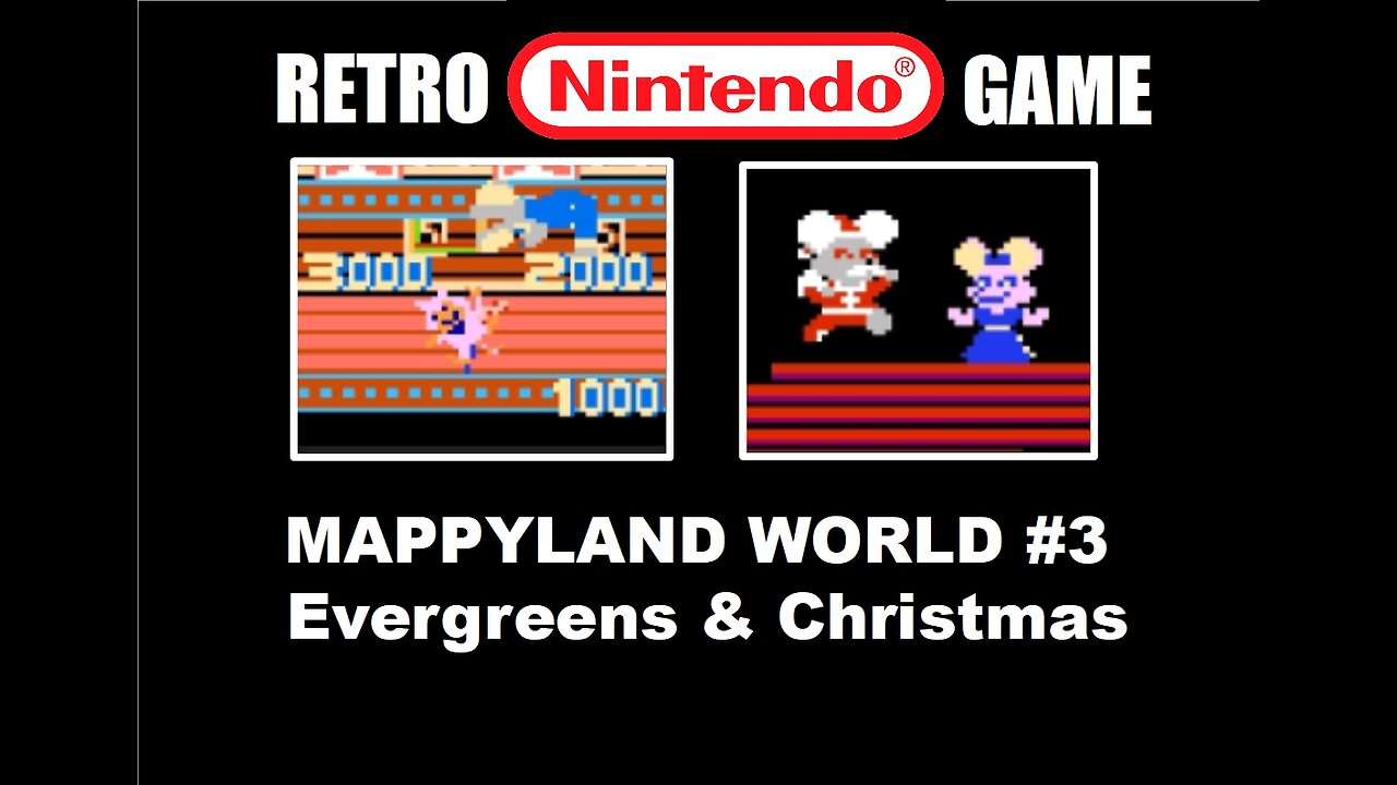 Mappy-Land (NES) World #3 PERFECT Walkthrough Guide: No Hit Speed Run Complete with 70,000 points