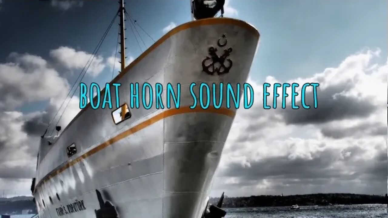 BOAT HORN 🛳️Sound Effect Free Download Audio mp3 - 0:15 Minutes