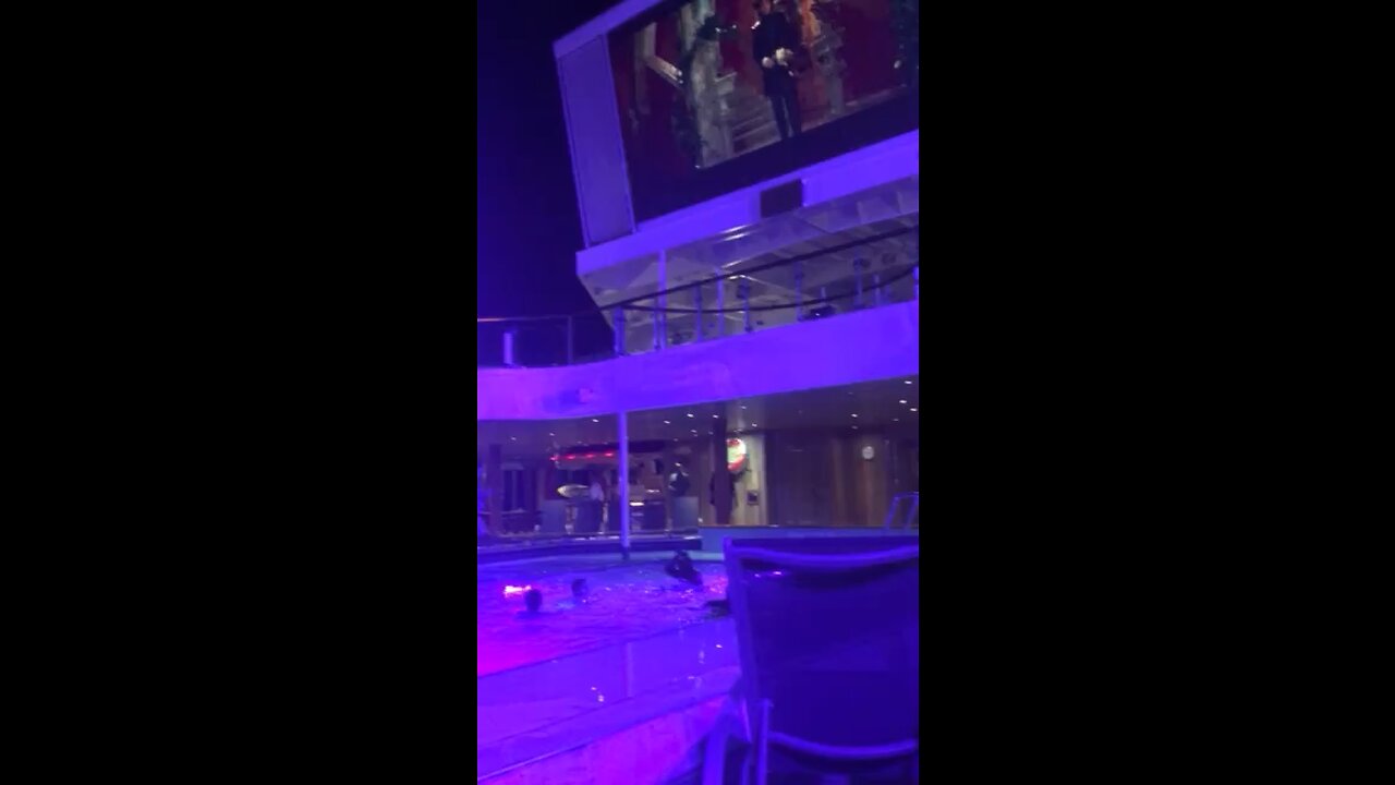 movie night at the sea...