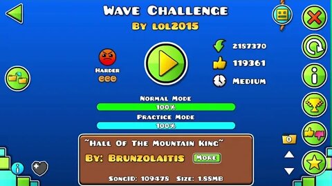 Geometry Dash - Wave Challenge by lol2015