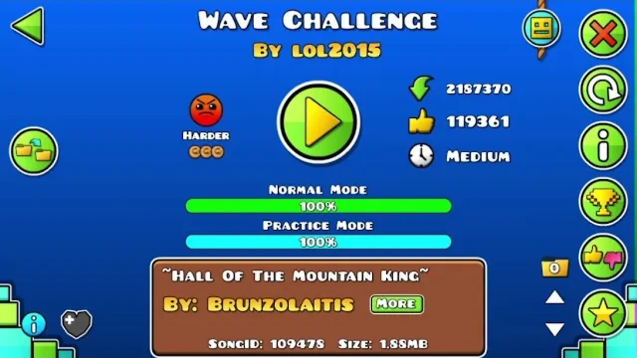 Geometry Dash - Wave Challenge by lol2015