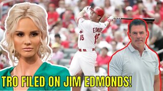 RHOC Star Meghan King HITS Angels' Legend JIM EDMONDS with a Temporary RESTRAINING ORDER!