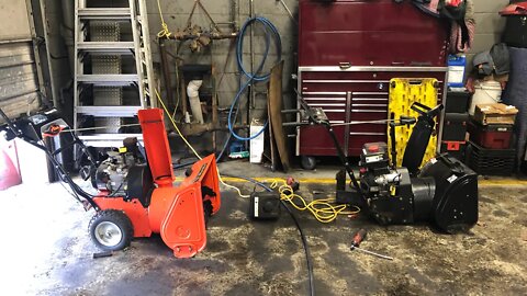 Ariens Snow-Tek 208cc 20" Snow Blower Build: How to Add Electric Start PLUS Restyle and Restore